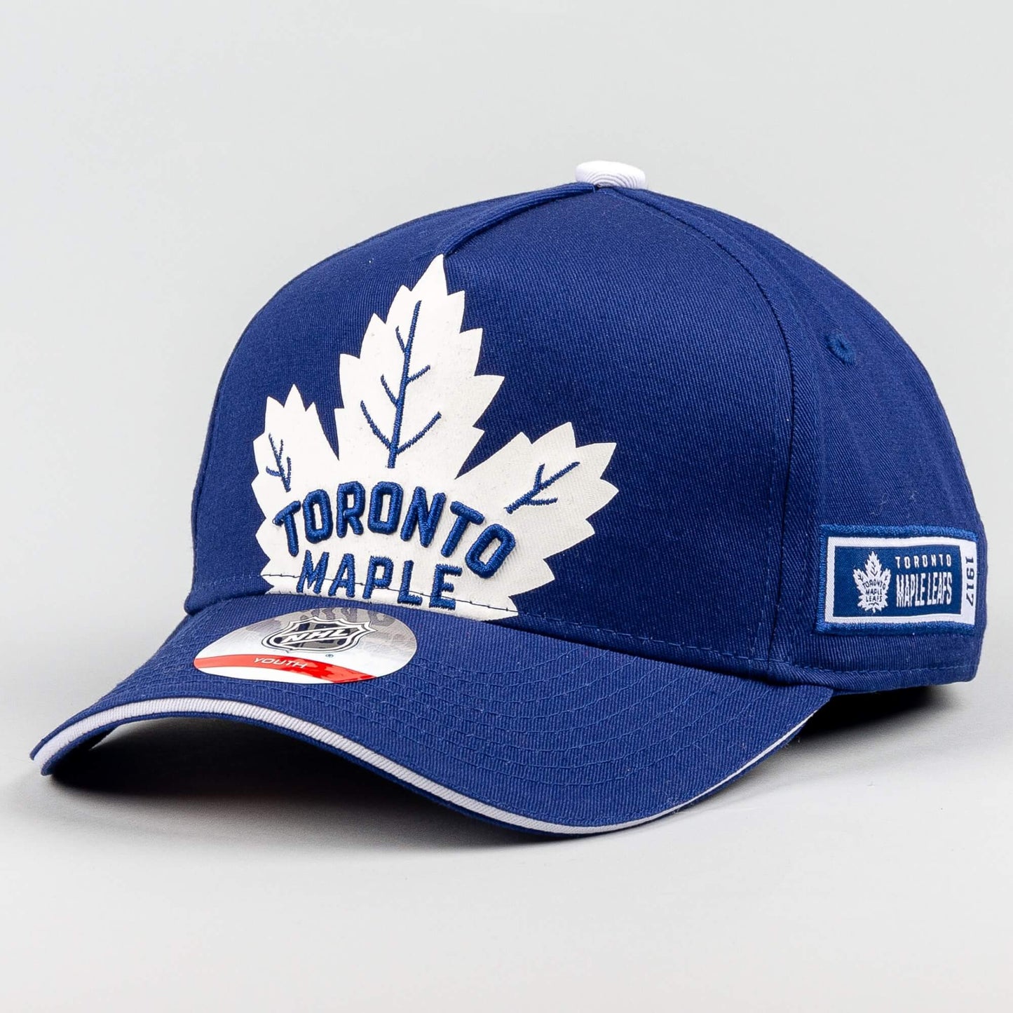 Outer Stuff NHL Big-Face Precurved Snap Mapleleafs Leafs Blue