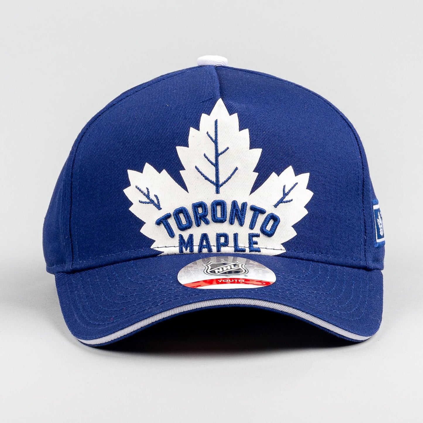 Outer Stuff NHL Big-Face Precurved Snap Mapleleafs Leafs Blue