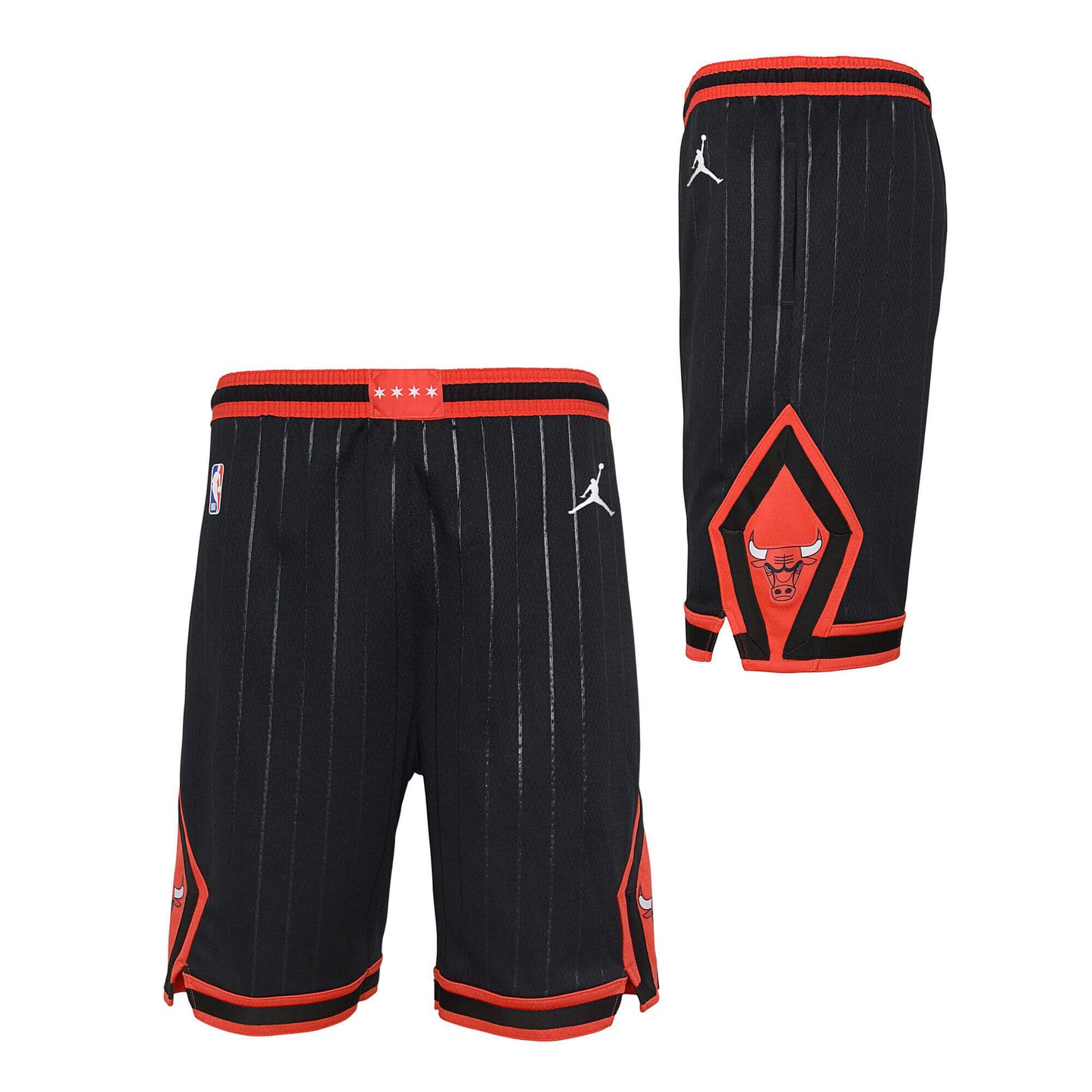 Jordan Boys Statement Swingman Short - 8-20Y - Chicago Bulls Black/Red